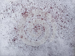 Abstrack white soap foam bubbles texture background