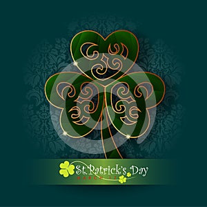 Abstrackt of St.Patrick`s Day