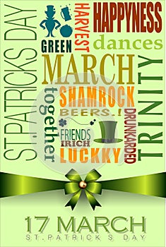 Abstrackt of St.Patrick`s Day