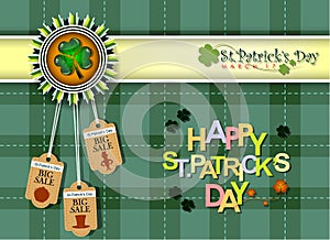 Abstrackt of St.Patrick`s Day Background photo