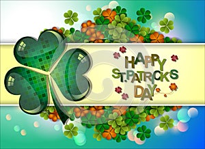 Abstrackt of St.Patrick`s Day Background. photo