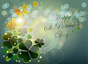 Abstrackt of St.Patrick`s Day Background.