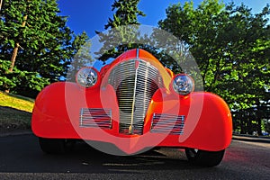 Abstract of a 1936 Hot Rod