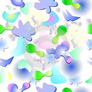 Abstract modern fluid background