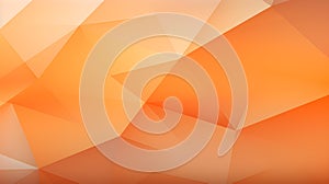 Abstract 3D Background of triangular Shapes in light orange Colors. Modern Wallpaper of geometric Patterns