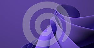 Abstract 3d background wavy shape 3d rendering illustration