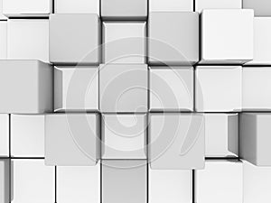 Abstract 3d blocks background