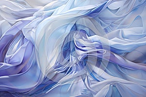 Abstract 3D blue Liquid or Fabric Wave Background