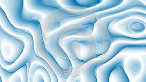 Abstract 3d Blue and White Curved Lines Background