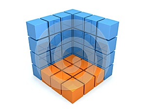Abstract 3d cube