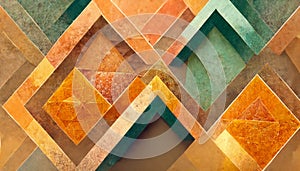 An abstract 3D geometric pattern color gradient background