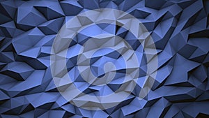 Abstract 3D geometric polygon facet background mosaic made by edgy triangles