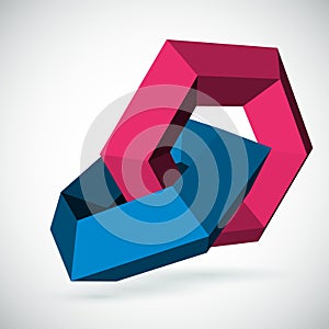 Abstract 3d hexagon background