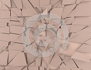Abstract 3d rendering of cracked surface background