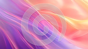 Abstract 3D wave silk smooth textured gradient purple orange background, HD background, wallpaper, banner, poster