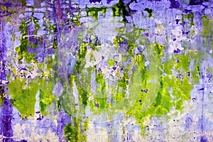 Abstract acid background - wall with mold stains