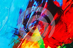 Abstract acrylic bright background