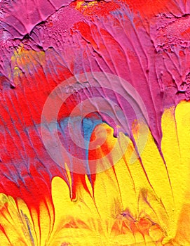 Abstract acrylic paint background photo