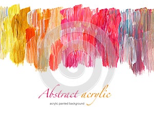 Abstract acrylic painted background