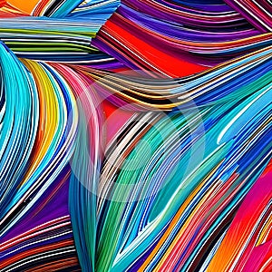 617 Abstract Acrylic Strokes: An artistic and expressive background featuring abstract acrylic strokes in bold and vibrant color