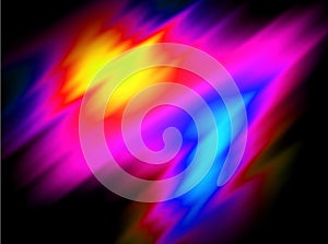 Abstract advertising, artistic multicolored modern futuristic horizontal fluorescence background