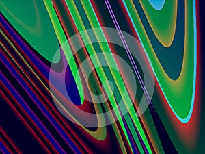 Abstract advertising multicolored modern futuristic horizontal curvature space, gradient fluorescence structure design