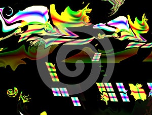 Abstract advertising, multicolored spectacular radiance vibrant gradient horizontal background pattern