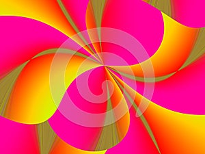 Abstract advertising, pink yellow fluorescent elegant creative vibrant modern background