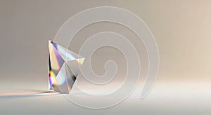 Abstract Aesthetic Background Featuring Beautiful Rainbow Colored Light Reflections