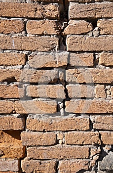 Abstract aged stone brick wall