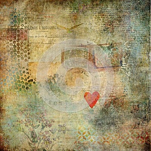 Abstract Altered Art Background 2