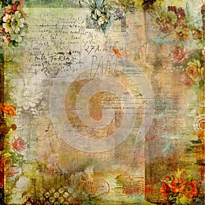 Abstract Altered Art Background 3