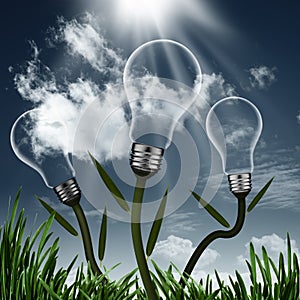 Abstract alternative energy background