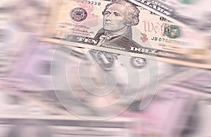 Abstract american dollars background or texture money.