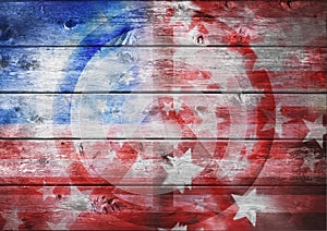 Astratto americano pace bandiera 
