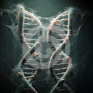Abstract ancient unused sections of DNA photo