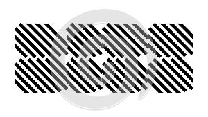 Abstract Angled Line Pattern Vector Texture Element, vector design Generative AI