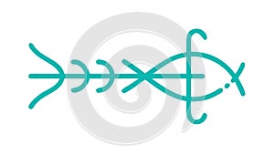 Abstract Angled Lines Dynamic Graphic Pattern, vector design Generative AI