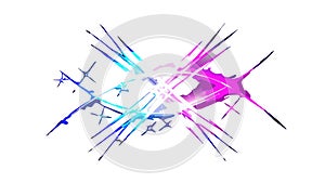 Abstract Angular Energy Burst: Sharp Lines and Dynamic Impact, vector design Generative AI