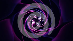 Abstract Animated Color 3D Style Smooth Wavy space. Multicolor twirl Pattern Concept