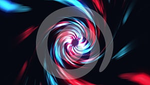 Abstract Animated Color 3D Style Smooth Wavy space. Multicolor twirl Pattern Concept. Trendy twirl space wave abstract