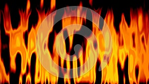Abstract animated fire background seamless loop video