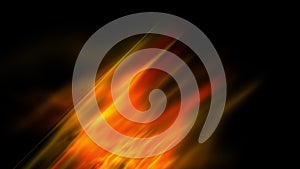Abstract animation background with realistic flames.