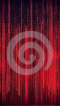 abstract animation of binary code cascading down like digital rain