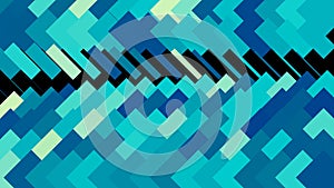 Abstract animation of colorful background of strokes and triangular shape. Animation. Background moving along rows of