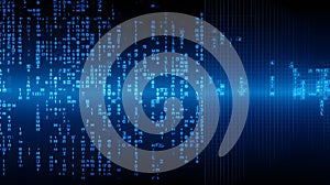 Matrix Of Cryptic Streaming Binary Code