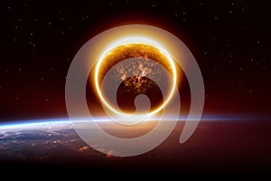 Abstract apocalyptic background