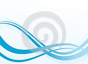 Abstract aqua design