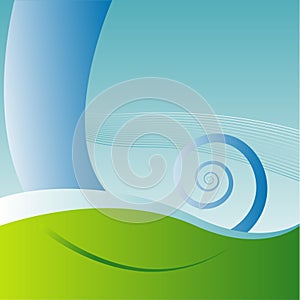 Abstract aquatic background photo