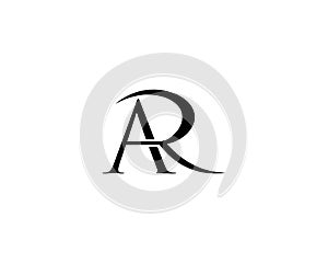 Abstract AR And RA Letter Creative Logo Design